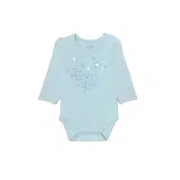 131105-Body à manches longues Bleu