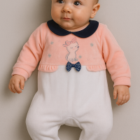 8101-Grenouillère en velours