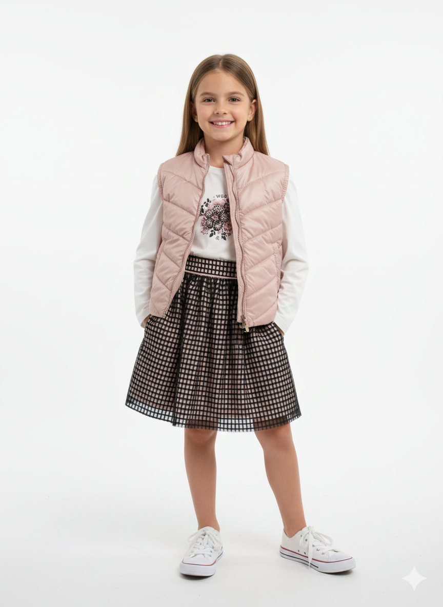 My Baby Love | 1212-Robe rose poudré