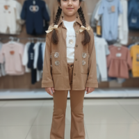 ensemble fleur caramel