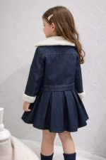 0027-Ensemble jupe bleu jeans – Image 2