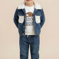 1244B/26-Ensemble 3 pièces jeans