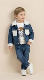 1244B/26-Ensemble 3 pièces jeans – Image 2