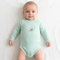 Body manche longue croisé 1213BV pour bébé garçon