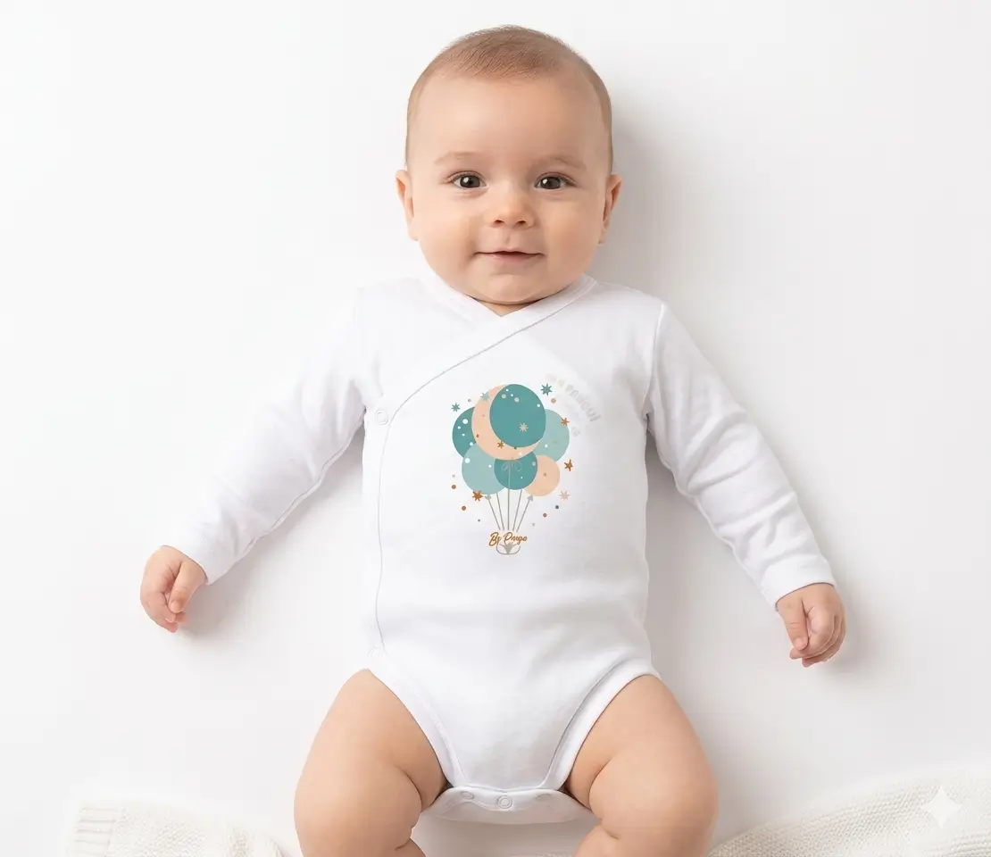 Body manches longues bébé garçon 1217B