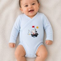 Body croisé manches longues bébé garçon 1217B