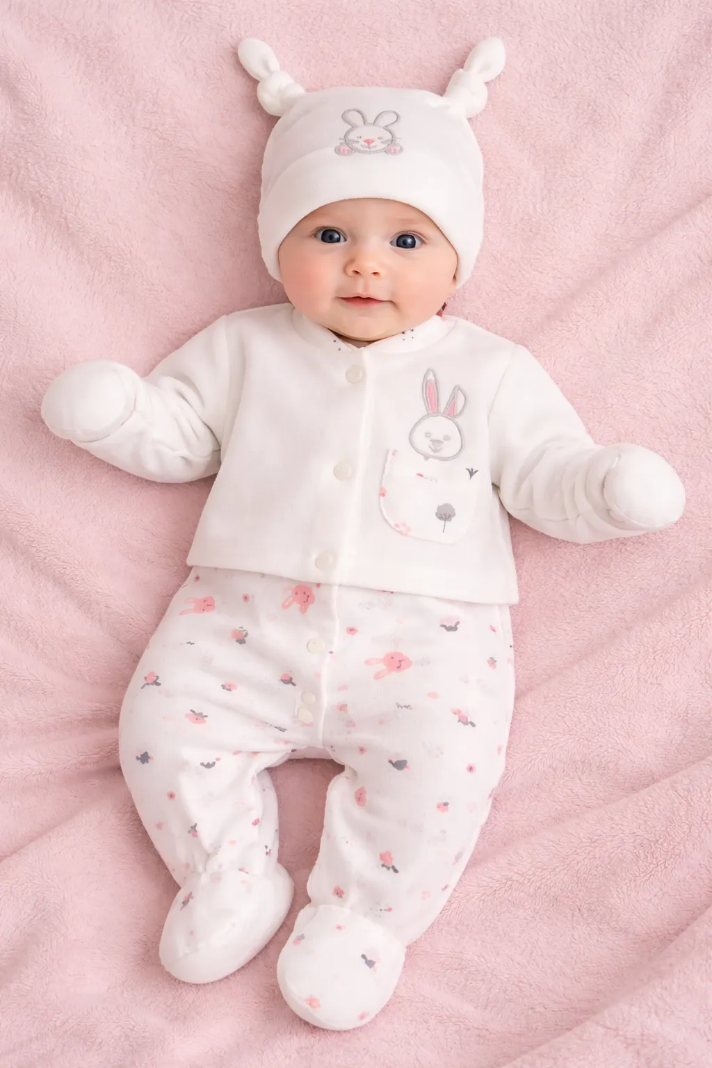 file_000000008a38724698195c1714982ef2 Sortie clinique lapin rose bébé fille 1414R
