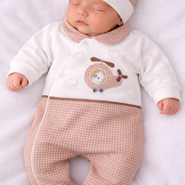 My Baby Love|888M_Grenouillere et bonnet