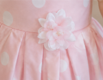 8787R_Robe polka dots rose – Image 3