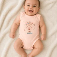 Body bébé fille rose sans manches 32S
