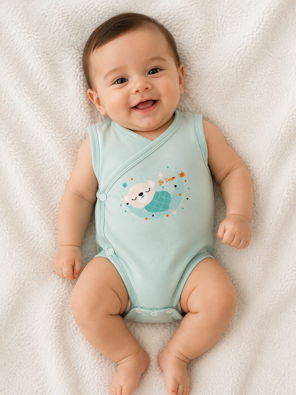 PHOTO-2026-09-18-11-55-57 3 Body bébé unisexe croisé sans manches 362V – Image 1