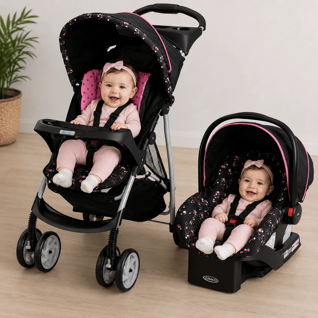 Travel system Graco Spree Prescillo poussette et siège auto