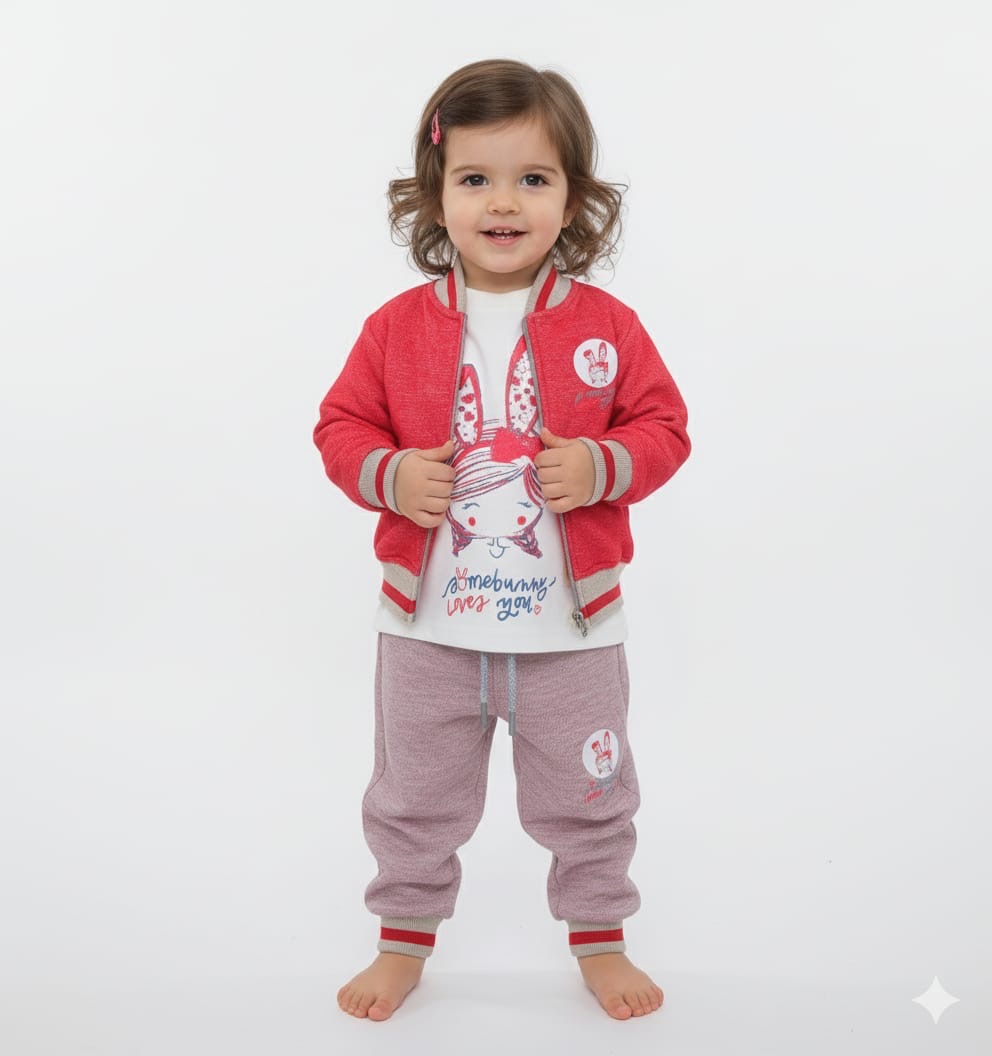 72f89838-832a-4884-82a7-8474e676a67c Ensemble Jogging bébé Rouge 6958 – Image 1