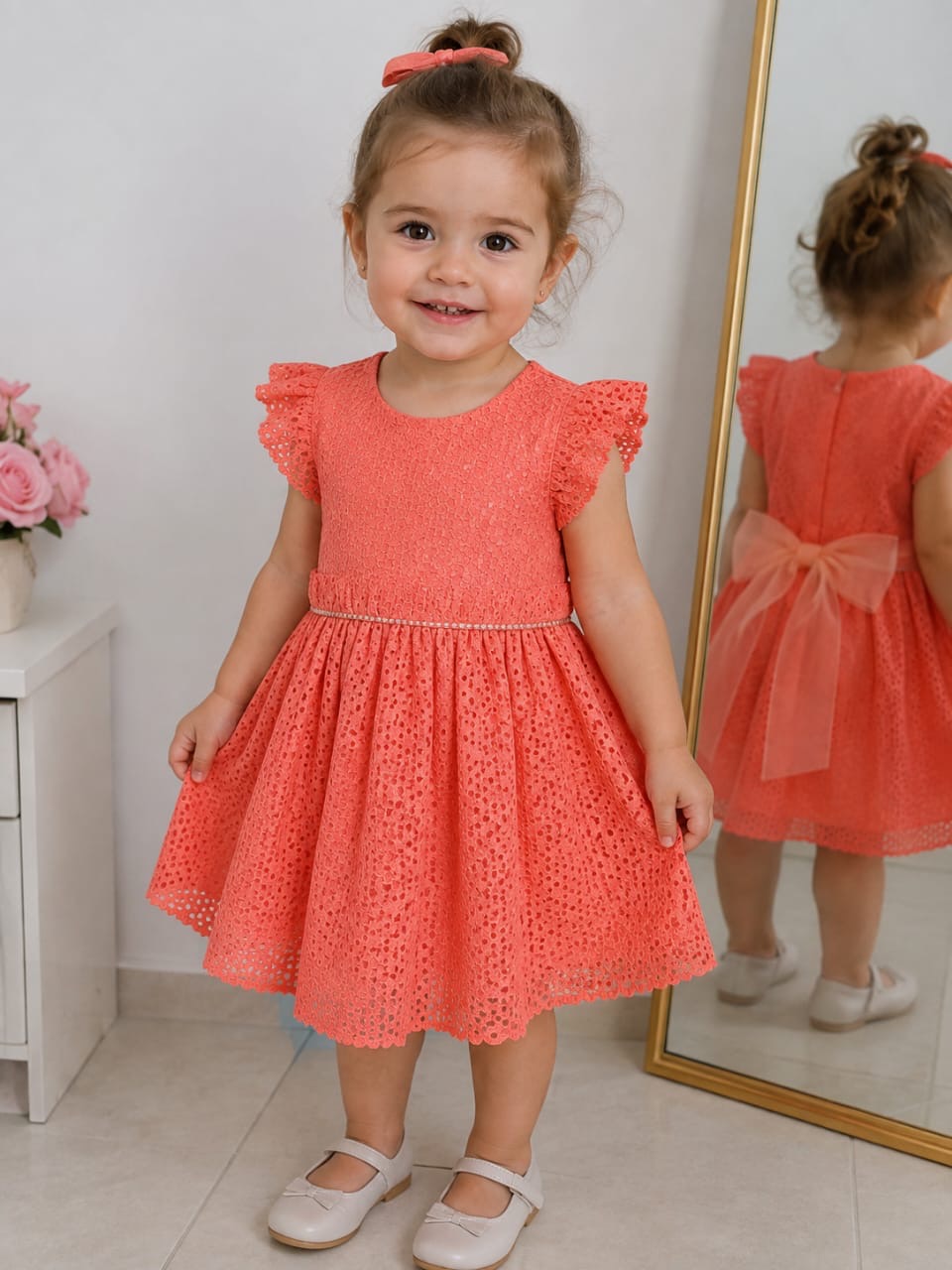 Robe bébé Orange 1255