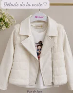Ensemble fille 3 pièces veste, t-shirt et pantalon étoile 118/25 – Image 2