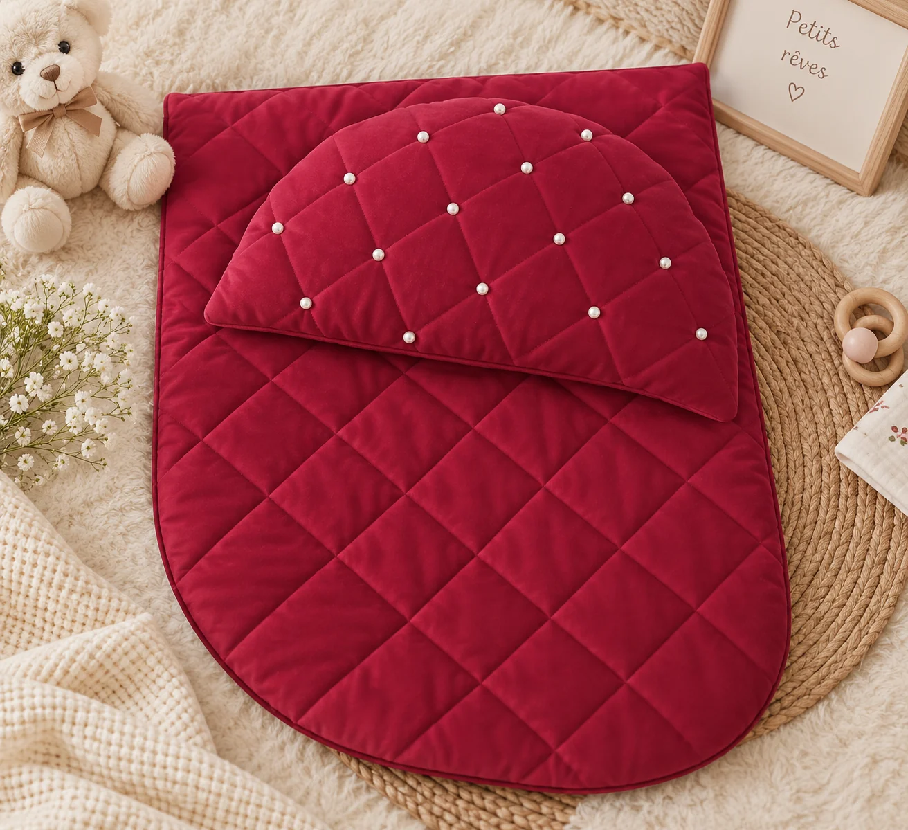 Image ChatGPT 28 sept. 2026 à 17_16_41 Sur-matelas et coussin assorti NL0803 – Image 1
