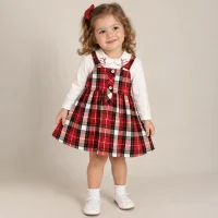 Robe bébé avec body à manches longues 88776