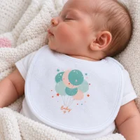 Lot de 2 bavoirs bébé mixtes Bleu 1012B