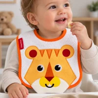 1037-Bavoir bébé lion Fisherprice