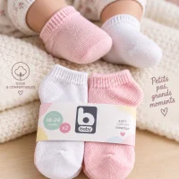 Deux paires de chaussettes 18-24 mois 68355R