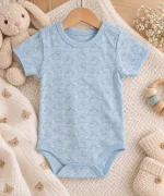 Body Bleu imprimé lapins 1415B – Image 2