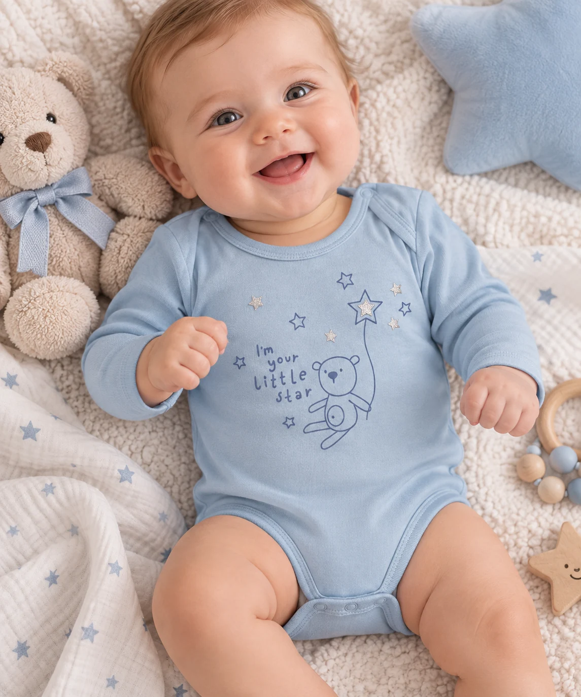 Image Codex 19 sept. 2026, 15_39_23 Body Bleu imprimé little star 1417B – Image 1