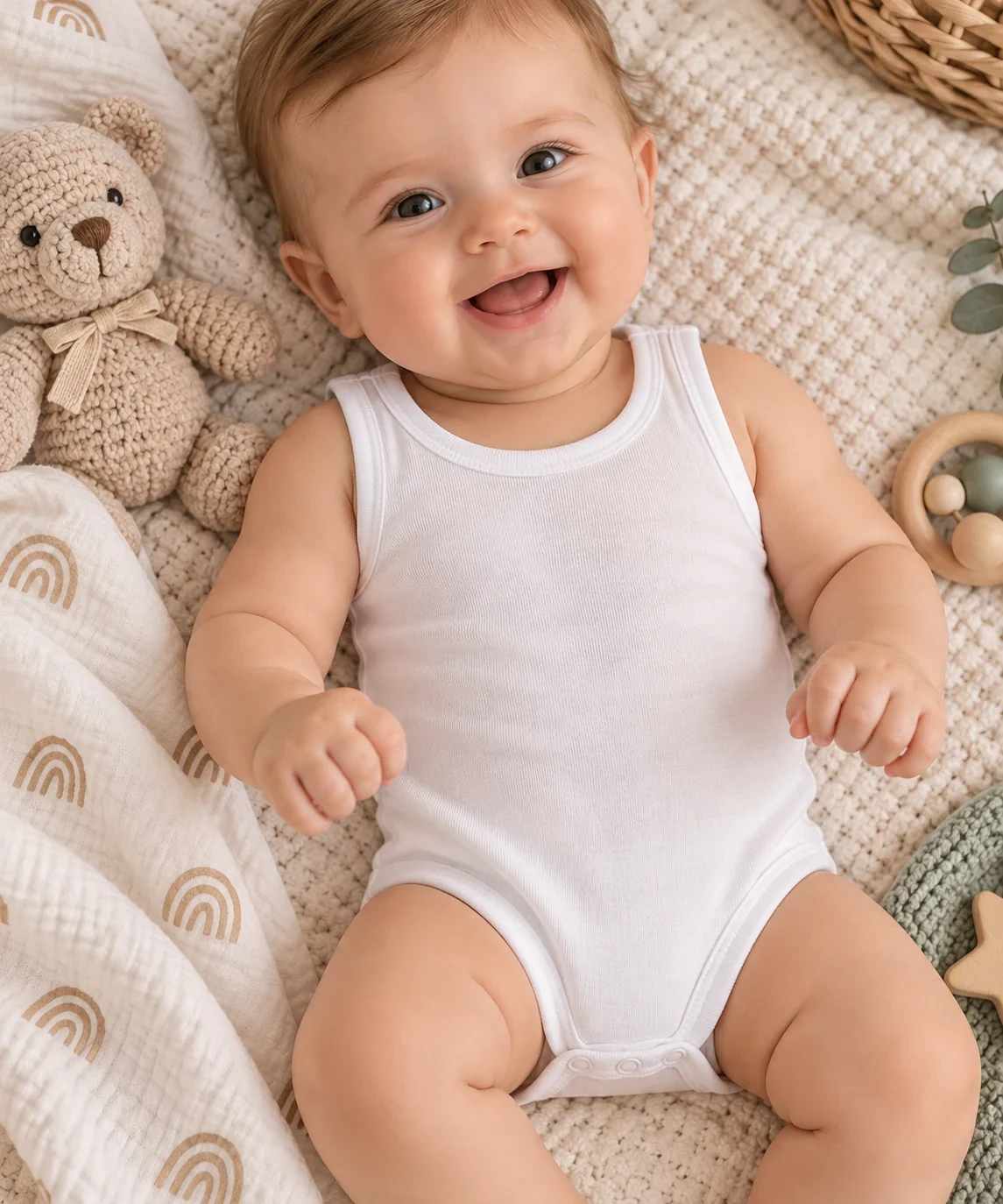 Body blanc sans manches 1422