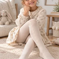 Collant Lycra transparent Ecru 2341E