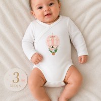 Body bébé croisé à manches longues garçon 1232BE