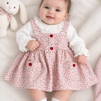 Robe bébé fleurie 4423