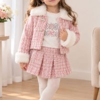 Ensemble fille 3 pièces veste et jupe 0099/26